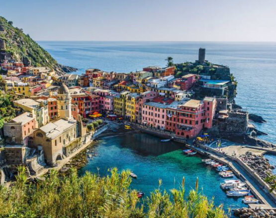 vernazza, view from the trails. 5 terre from livorno