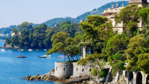 frech riviera car transfer with stopover in portofino