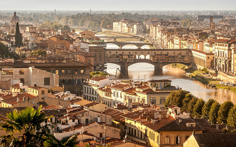 florence, panoramic view from piazzale michelangelo