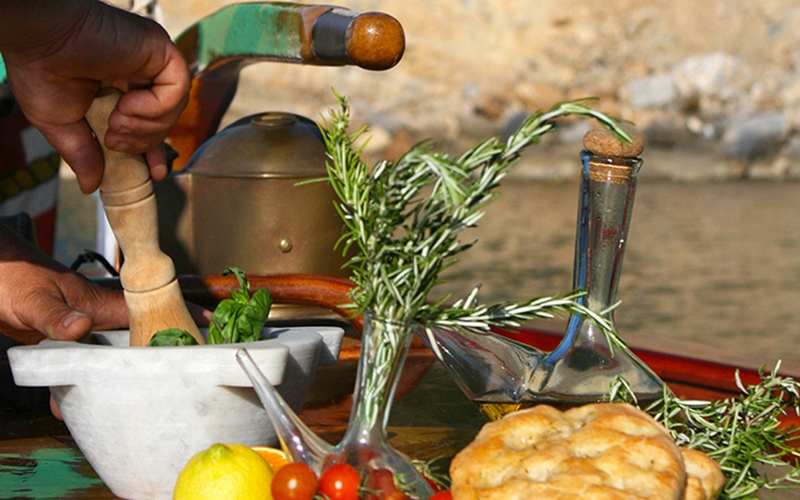 making pesto in the cinque terre food and wine shore excursion